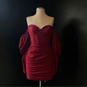 Oh Polly red mini dress
